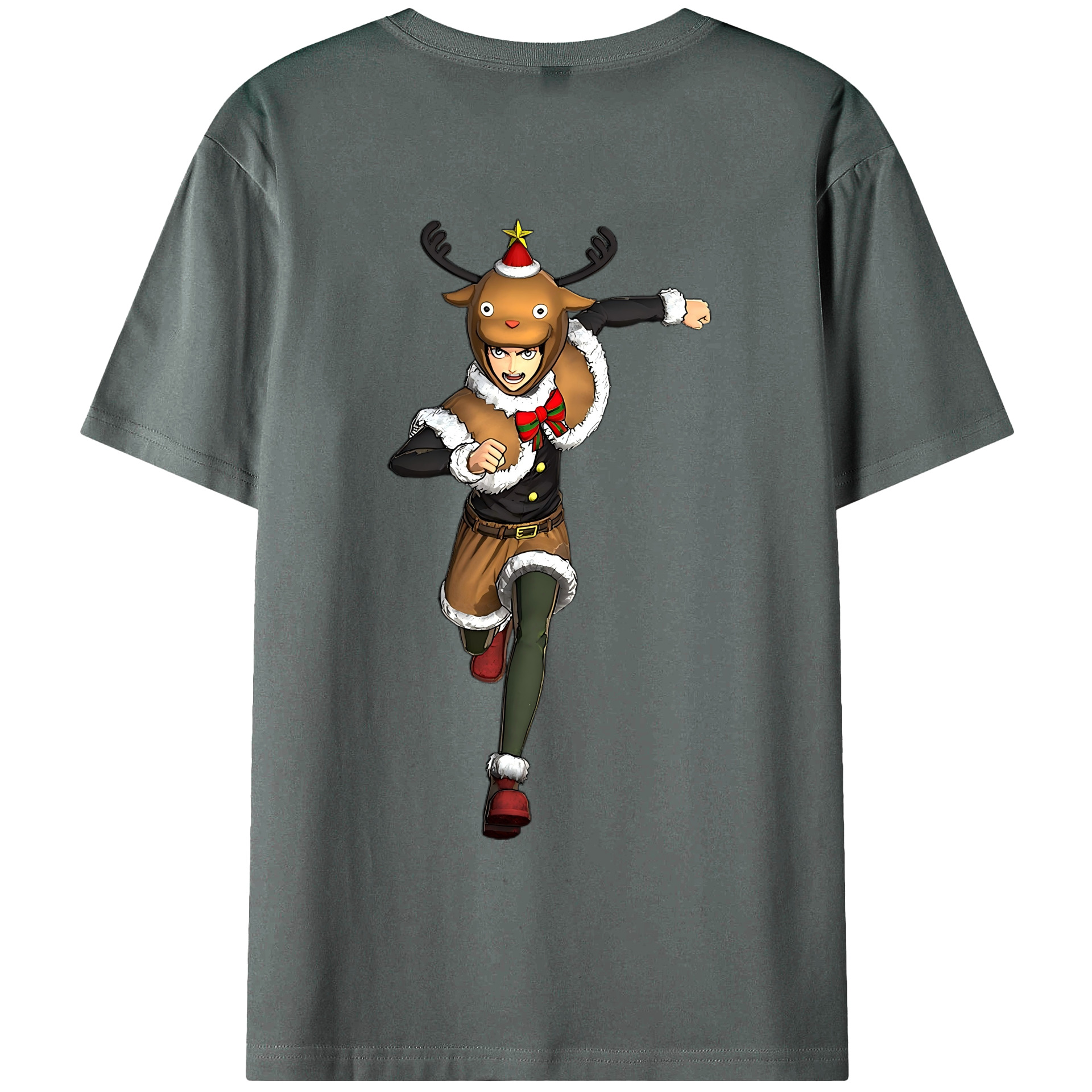 （画像用） 進撃の巨人 エレン･イェーガー Attack on Titan Eren Jäger 綿100％ メンズ半袖Tシャツ（バックプリント） 通気性
